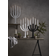 Star Trading Elias White/Silver Candle Bridge 35cm