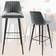 NOVECRAFTO Modern Grey Bar Stool 95cm 2pcs