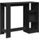 vidaXL Counter Bistro Black Barbord 46x124cm
