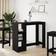 vidaXL Counter Bistro Black Barbord 46x124cm