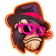 Forever Gangsta Monkey Multicolor Väggarmatur