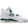 Nike Air Jordan 4 Retro GS - White/White/Neutral Grey/Oxidized Green