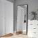 IKEA Hovet Black/Silver Väggspegel 78x196cm