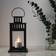 IKEA BORRBY Black Lykta 28cm