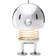 Hoptimist LED Bumble L Chrome Table Lamp 15.5cm