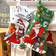 Uywgaun Large Christmas Multicolour Stocking 45.7cm 4pcs