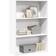 vidaXL 857931 White Book Shelf 114cm