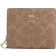 Coach Snap Wallet In Signature Canvas - Gold/Tan/Brown