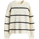 H&M Knitted Jumper - Cream/Black Striped