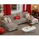 Furmax Sectional Couche Grey Sofa 110.2" 4 Seater