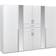 Carryhome White Kleiderschrank 270x208cm