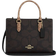 Coach Maggie Small Tote Bag In Blocked Signature Canvas - Gold/Walnut/Tan