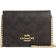 Coach Mini Wallet On A Chain - Signature Canvas/Gold/Walnut/Black