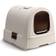 Curver Hooded Cat Litter Box 51x38.5x39.5 Anthracite 400460