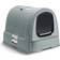 Curver Hooded Cat Litter Box 51x38.5x39.5 Anthracite 400460