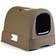 Curver Hooded Cat Litter Box 51x38.5x39.5 Anthracite 400460