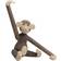 Kay Bojesen Monkey Small Oak/Smoked Oak Prydnadsfigur 20cm