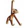 Kay Bojesen Monkey Small Teak/Limba Dekofigur 20cm