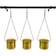 Ivyline Linear Hanging Planters L20 x W81 x H90 cm Gold