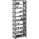 vidaXL 10-Tier Grey 54 x 28 x 158 cm Shoe Rack