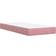 vidaXL Ramsäng Med Madrass Rosa 100x200 cm Sammet Kontinentalsäng