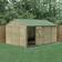 Forest Garden Beckwood Reverse Apex Shed 10 x 10 ft (Building Area )