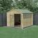 Forest Garden Beckwood 8x10 Apex Shed Double Doors (Building Area )