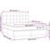vidaXL mit Matratze Blau 160x200 cm Boxspringbett