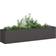 vidaXL Odlingslåda Svart 200 x 40 x 40 cm Kallvalsat Stål 40x400x40cm