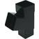FloPlast Black 65mm Square Downpipe Branch