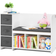 VEVOR Kids Reading Nook Bench 6-Cubby Storage Bookshelf with Seat Cushion White