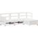 vidaXL Garden Sofa of 4 Piece White Solid Wood Pine Outdoor Lounge Set