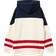 Tommy Hilfiger Kid's Color Block Hoodie with Stripes - Calico Clrblock