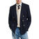 Gant Men's Hopsack Club Jacket - Evening Blue