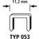 Wolfcraft 7016000 4000 Pcs Staples Staple Gun