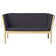 FDB Møbler J148 Dark Gray Sofa 153cm 2 personers