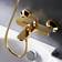 AM.PM Gold Wasserhahn Bad Badewannenarmatur Mattgold
