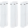 Nike Everyday Cushioned Training Crew Socks 3-pack - White/Black