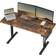 Songmics Electric Sit-Stand Rustic Brown/Ink Black Skrivbord 60x140cm