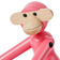 Kay Bojesen Monkey Cat Mini Pink Prydnadsfigur 9.5cm