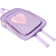 Flying Tiger Copenhagen Plush Heart Backpack - Pink