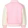 Barbie Girl's French Terry Varsity Bomber Jacket - Pink