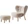 &Tradition Little Petra VB1 Beige/Oak Fåtölj 75cm 2st