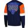 Mitchell & Ness Chicago Bears Navy Gridiron Classics Allover 3.0 Pullover Sweatshirt