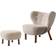 &Tradition Little Petra VB1 Beige/Walnut Fåtölj 75cm 2st