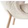 &Tradition Little Petra VB1 Cream/Oak Lenestol 75cm 2st