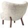 &Tradition Little Petra VB1 Off-White/Walnut Armchair 75cm 2pcs