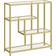 Vasagle 4-Tier Pale Gold/Transparent Book Shelf 103cm