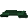 Mirjan24 Torezio Bis Green Soffa 346cm 4-sits