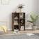 Homcom 3 Tier Rustic Brown Book Shelf 91.5cm